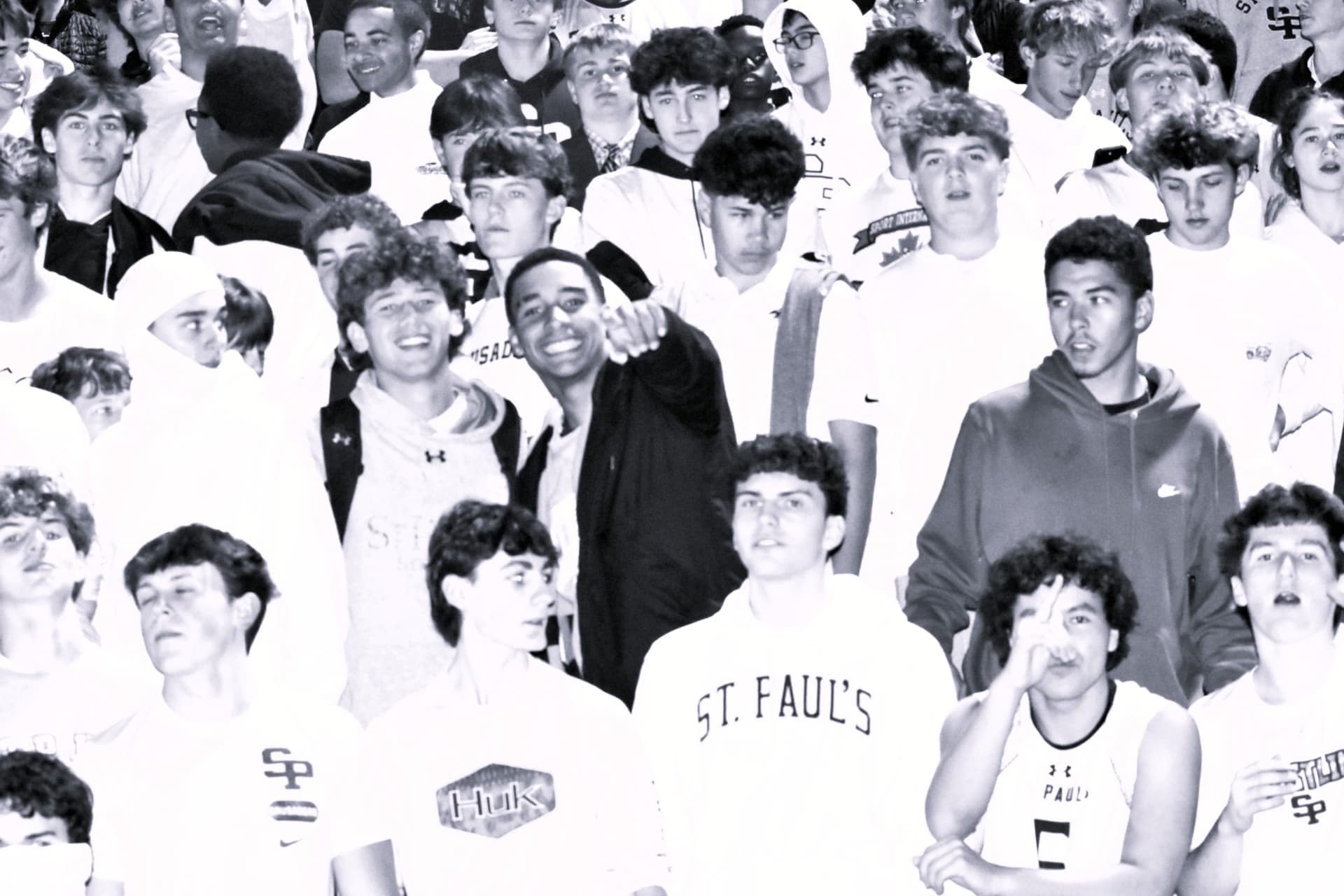 Students pack the student section