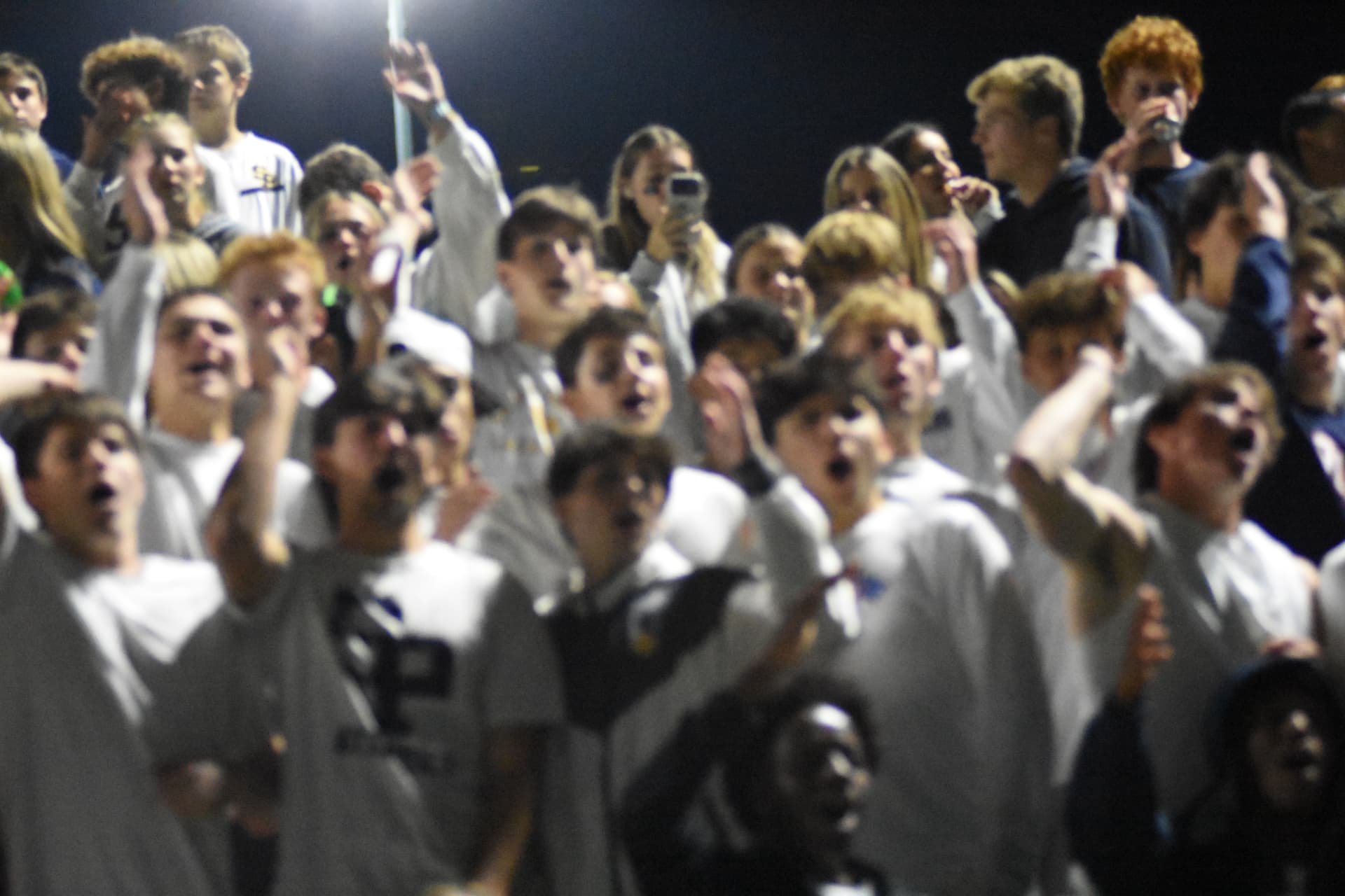 SP Football v. Severn action under the lights