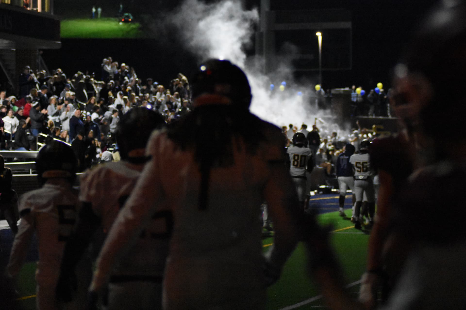 SP Football v. Severn action under the lights