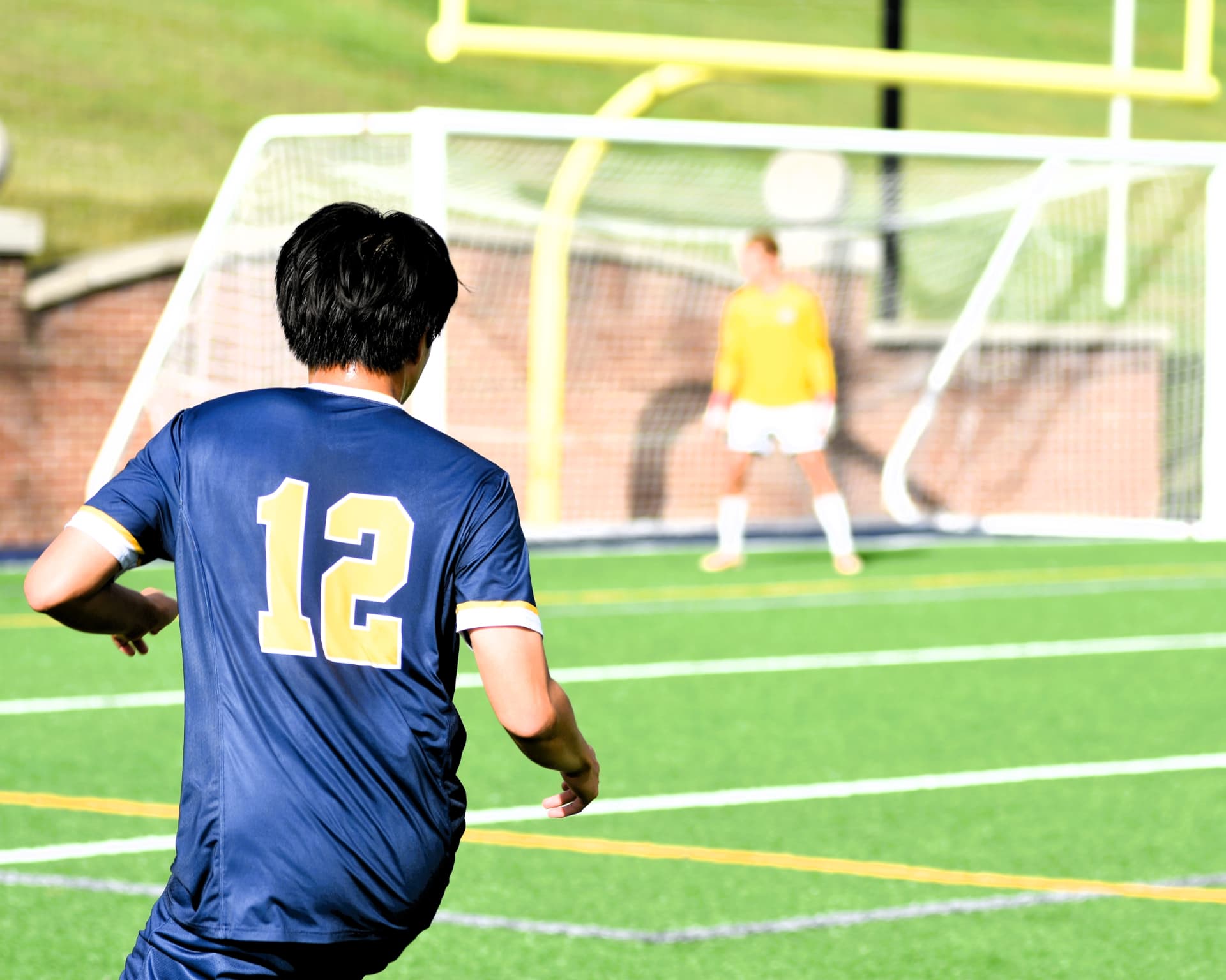 St. Paul's number 12 eyes the StP&P goal