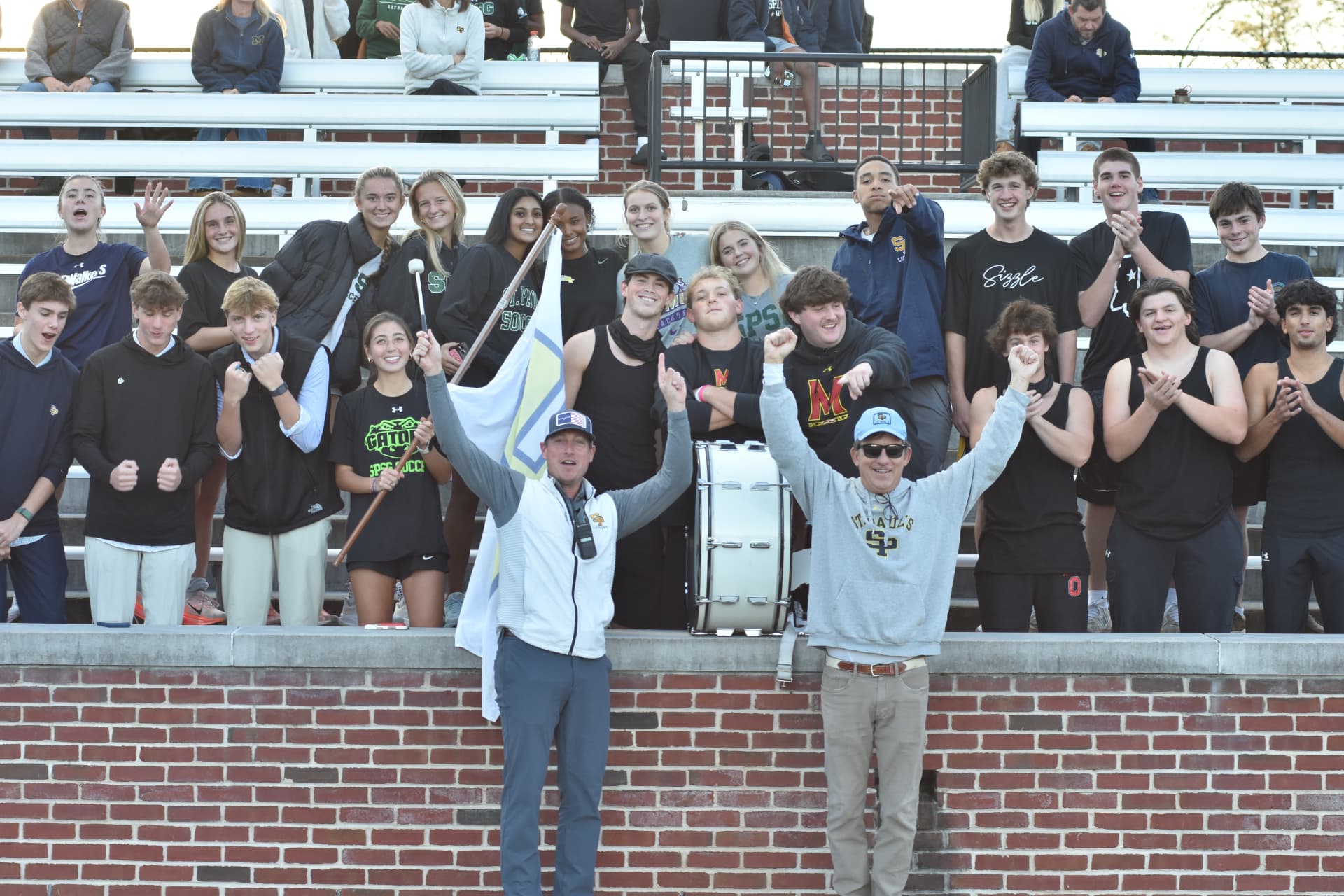 Students cheer on St. Paul’s