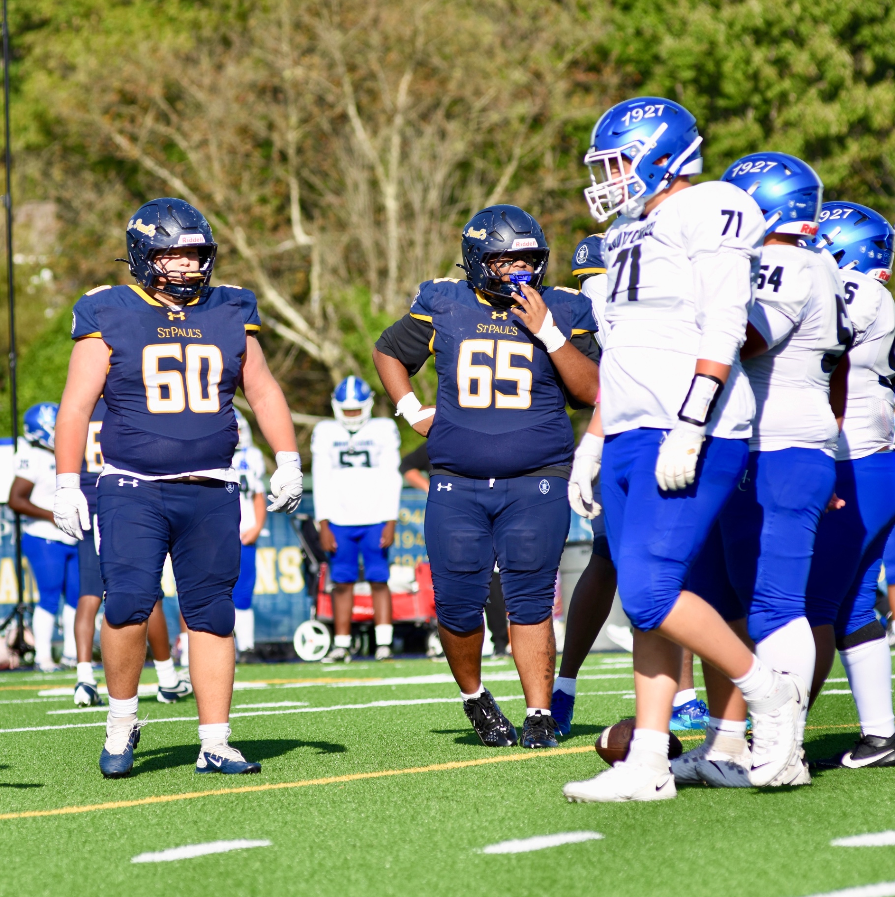 #60 and #65 at the line